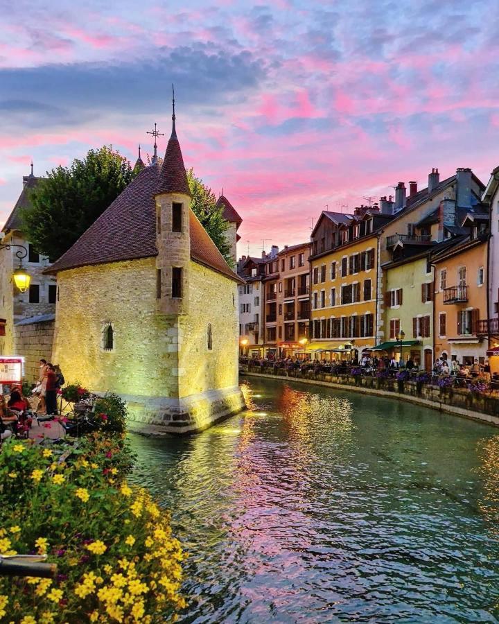 Woody 100M Du Lac Balcon Annecy Exterior photo